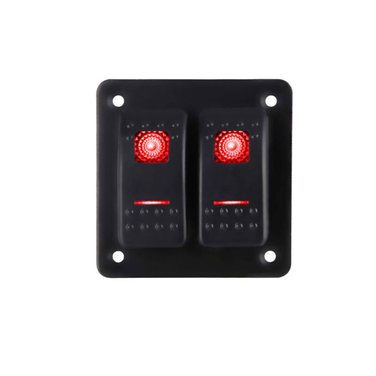 2Gang Rocker Switch Panel – High Performance Marine LED Lighting Supplier